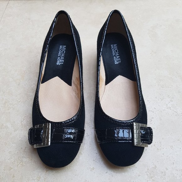 Michael Kors Alexandra Demi Wedge - Black - Picture 2 of 7